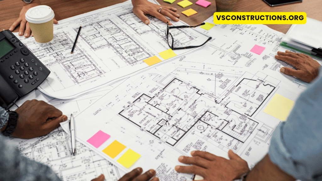 Blueprint Showing Common Facility Design Compliance Errors